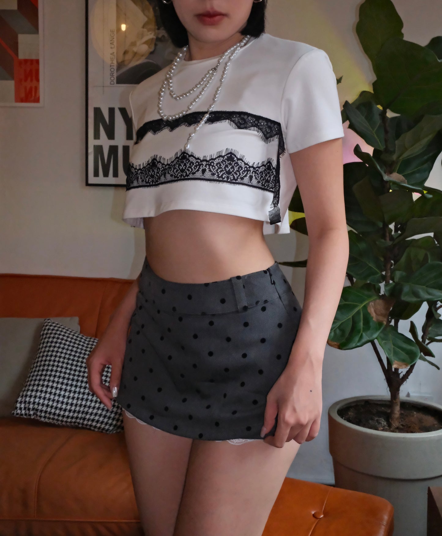 Polka Skort