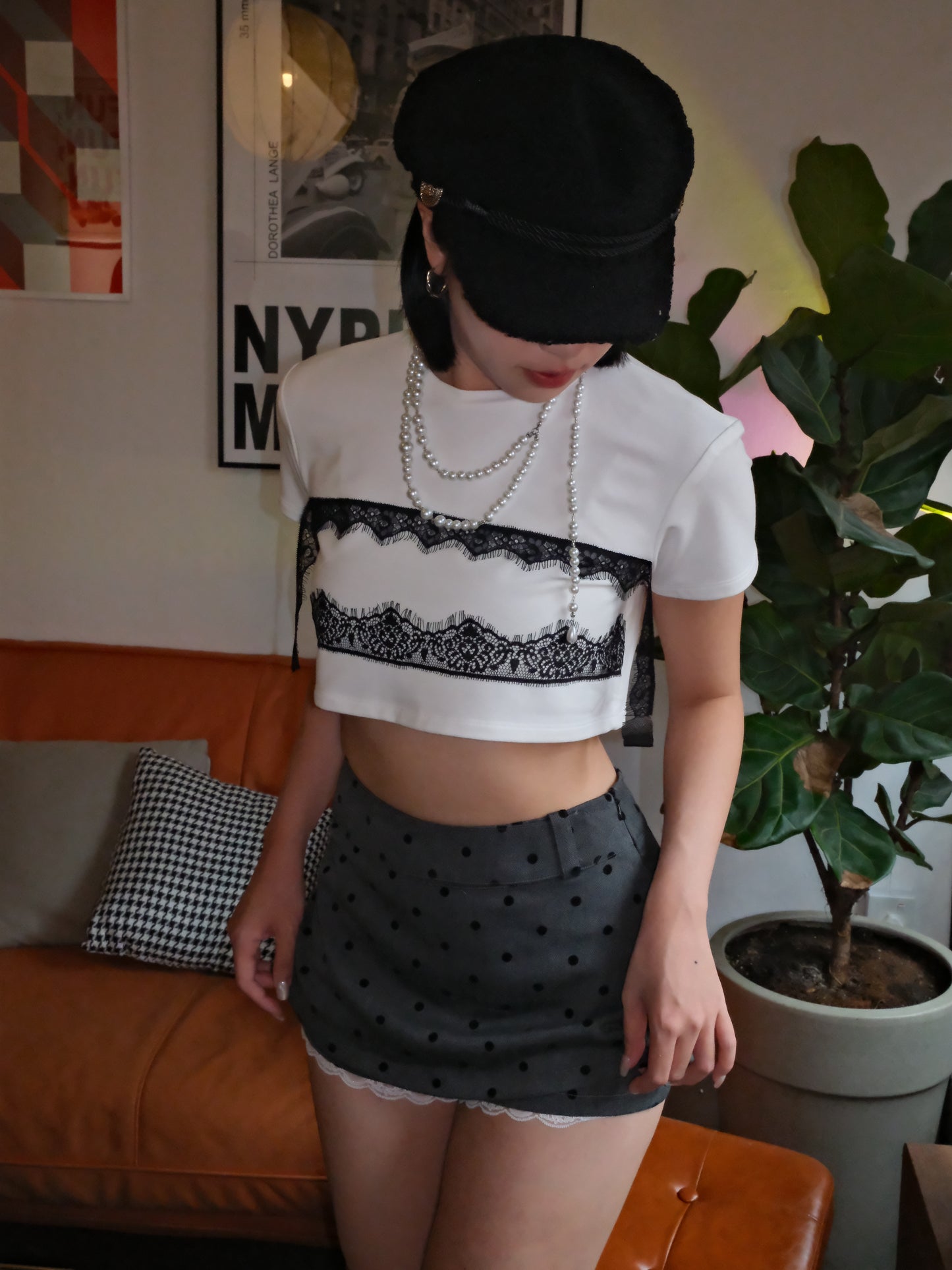 Polka Skort